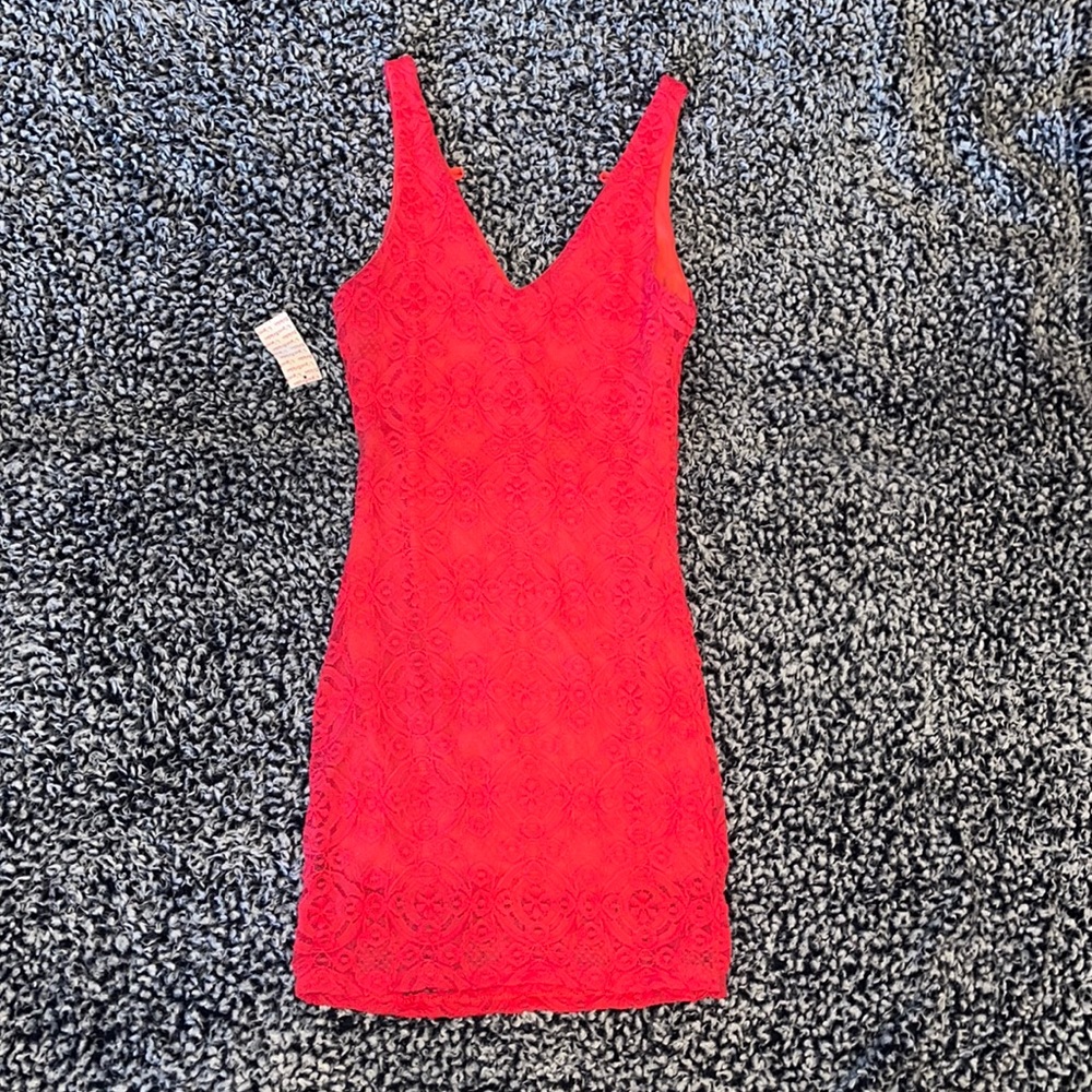 Red Lace Dress